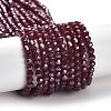 Electroplate Opaque Glass Beads Strands LS-EGLA-A035-P3mm-A02-1