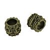 Tibetan Style Alloy European Beads TIBEP-S298-001AB-LF-1