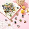 60Pcs 6 Colors Rhinestone Buttons RB-YW0001-08-5