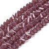 Opaque Glass Beads Strands GLAA-N019-3mm-13-1