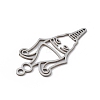 Non-Tarnish 304 Stainless Steel Pendants STAS-K250-07P-2