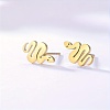 Cute Hollow Snake Ear Studs AZ1942-1