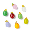 8Pcs 8 COlors Handmade Lampwork Pendants LAMP-CJ0002-59-8