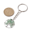 Natural Gemstone Tree of Life Keychains KEYC-JKC00755-3