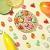 60Pcs 6 Styles Opaque Resin Decoden Cabochons RESI-CJ0004-15-5