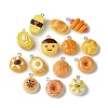 Opaque Resin Pendants X1-RESI-P038-A01-1