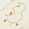 Bohemian Style Brass Pendant Anklet for Women BO4646-1