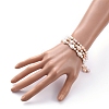 Natural Baroque Pearl Keshi Pearl Beaded Bracelets Sets BJEW-JB05266-5