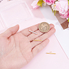 4Pcs 2 Colors 925 Sterling Silver Pin to Pendant Converter STER-BBC0009-17C-3