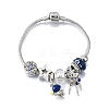 Alloy Enamel European Beads Charm Bracelets BJEW-F495-19P-2