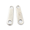 201 Stainless Steel Chain Tabs STAS-G245-07-3