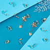 Unicraftale 20Pcs 5 Styles Alloy Clip-on Earring Findings FIND-UN0002-38G-2