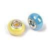 Opaque Resin European Beads RESI-C059-01A-2