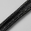 PVC Cord with Rhinestone FIND-WH0139-449A-2