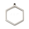 Non-Tarnish 304 Stainless Steel Laser Cut Pendants STAS-U009-04A-P-1