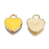 Alloy Enamel Charms ENAM-S121-041K-2