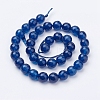 Natural Malaysia Jade Bead Strands G-F488-8mm-3