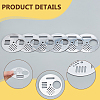 Stainless Steel Bee Barrier AJEW-WH0596-254-5