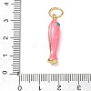 Brass Enamel Pendants KK-CBA6980-11G-C-3