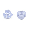 Resin Imitation Pearl Bead Caps X-RESI-N036-01B-3