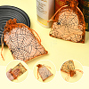 Halloween Theme Spider Printed Organza Drawstring Bags ABAG-WH20021-006C-3