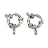 304 Stainless Steel Spring Ring Clasps STAS-B095-02P-01-1