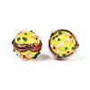 Handmade Lampwork Bumpy Beads LAMP-T022-05F-3