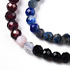 Natural & Synthetic Mixed Gemstone Beads Strands G-D080-A01-03-05-3