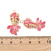Brass Micro Pave Cubic Zirconia Pendants X1-KK-D019-30A-G-3