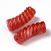 Two Tone Opaque Acrylic Beads OACR-A016-06D-3