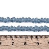 Frosted Transparent Glass Beads Strands GLAA-N016-4mm-29-2