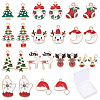 48Pcs 12 Style Alloy Enamel Pendants ENAM-SC0002-67-1