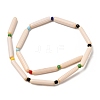 Handmade Lampwork Chevron Beads LAMP-Z019-01-13-2