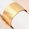316L Surgical Stainless Steel Cuff Bangles BJEW-D454-01B-G-1