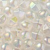 UV Plating Luminous Transparent Acrylic Beads OACR-P010-05E-3