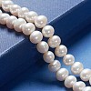 Natural Cultured Freshwater Pearl Beads Strands PEAR-L001-B-13-6