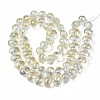 Electroplate Glass Beads Strand EGLA-S188-22-B02-2