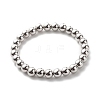 Synthetic Hematite & Polymer Clay Heishi Beads Stretch Bracelets Set BJEW-JB07446-9