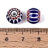 Handmade Millefiori Glass Round Beads LA-N002-10B-4