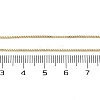 Brass Box Chain Necklaces for Women NJEW-D302-42G-5