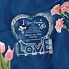 Heart with Word K9 Glass Figurines DJEW-WH0026-001-4