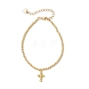 Brass Charm Bracelets BJEW-JB12205-2