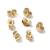 Brass Ear Nuts KK-K383-20G-1