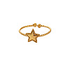 304 Stainless Steel Cuff Open Rings for Women WGDB41F-02-1