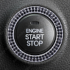2Pcs Self Adhesive Zinc Alloy with Rhinestone Car Stickers STIC-CN0001-09-1