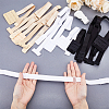 6 Sets 6 Style Nylon Womens Low Back Bra Converter DIY-FH0006-51-3