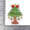 Christmas Theme Opaque Printed Acrylic Pendants SACR-S035-02A-3