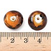 Handmade Gold Sand Lampwork Beads Strands LAMP-Q045-08A-04-4
