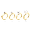 Rack Plating Brass Open Cuff Ring Settings KK-Z071-32G-4