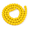 Opaque Glass Beads Strands LS-GLAA-T032-P6mm-MD08-3